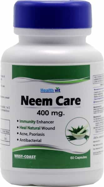 Healthvit Neemcare Neem Powder 400 Mg -60 Capsules