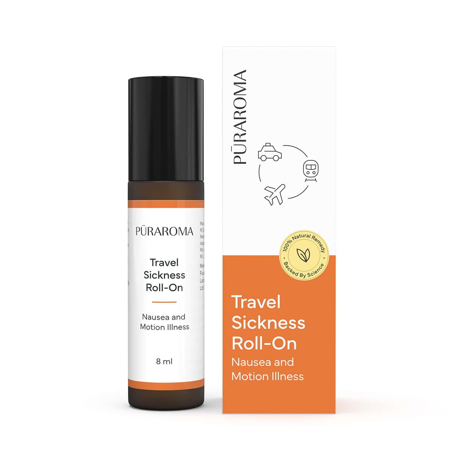 Puraroma Travel Sickness Roll On - 8 Ml