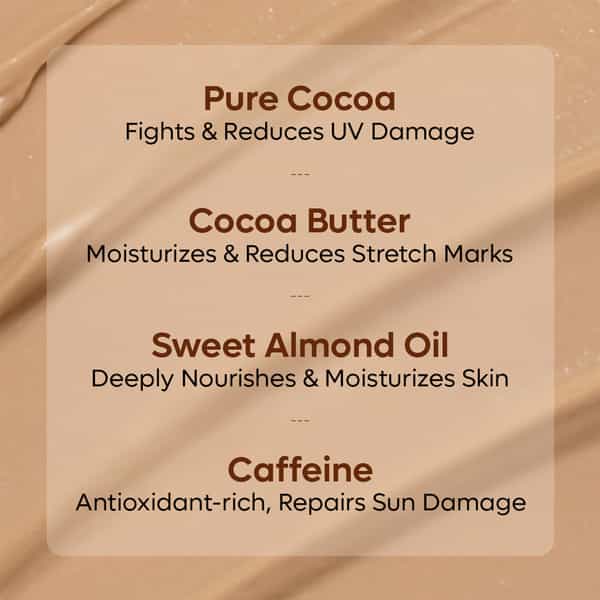 Mcaffeine Choco Body Lotion For Deep Moisturization 250Ml
