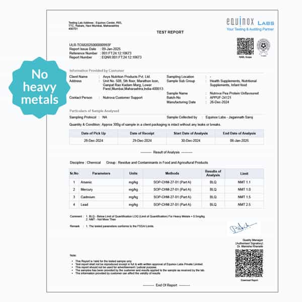 Nutrova Pea Protein - 1 Kg
