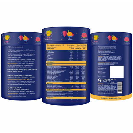 Carbamide Forte Multivitamin Jellies For Immunity-60 Gummies