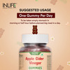 Inlife Apple Cider Vinegar Gummies For Weight Management With Folic Acid -30 Apple Flavour Gummies