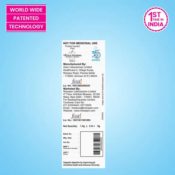 Dr. Morepen Intebact Gyn | Instant-2B | Vanilla | Sachet | 6 No's | Pack Of 2