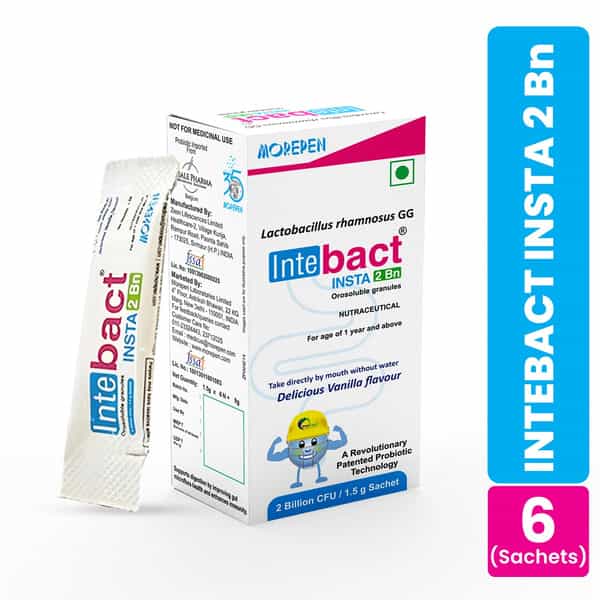Dr. Morepen Intebact Gyn | Instant-2B | Vanilla | Sachet | 6 No's | Pack Of 2