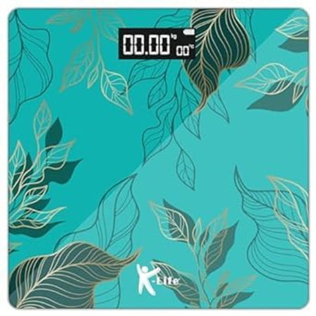 K-Life Ws-107 Digital Body Weight Machine For Home | High Precision Weighing Scale | 180kg Capacity