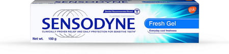 Sensodyne Fresh Gel Toothpaste Tube Of 150 G With Brush