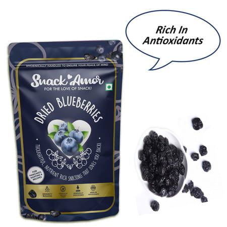 Snackamor Dried Blueberry 100g Pouch