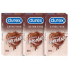 Durex Extra Thin Intense Chocolate Flavoured Condoms For Men -10S (Pack Of 3)
