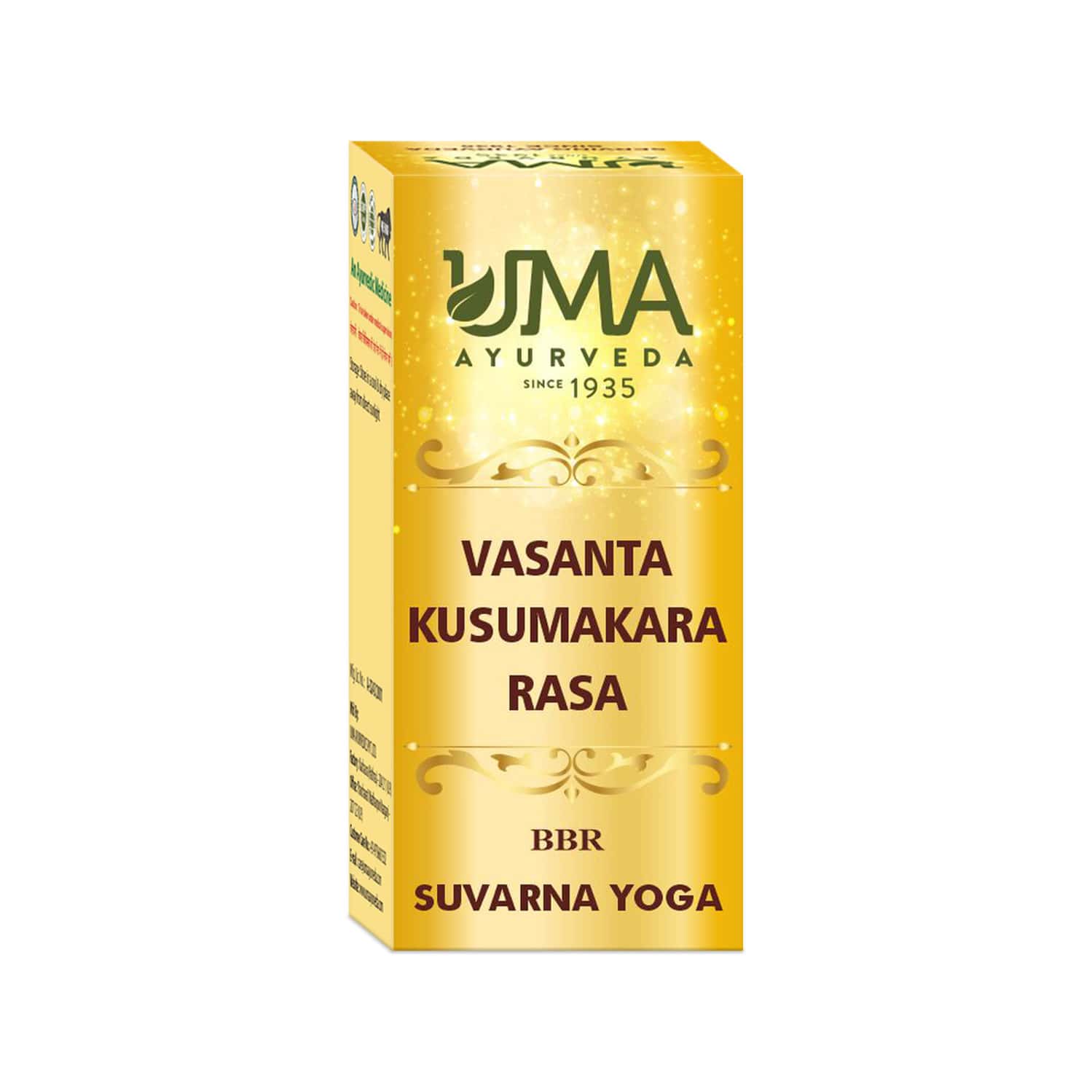 Uma Ayurveda Vasant Kusumakar Ras Ayurvedic Tablets 10 Tab