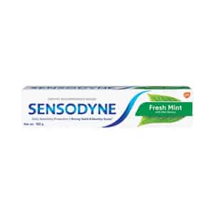 Sensodyne Sensitive Fresh Mint Toothpaste Tube Of 150g With Free Sensodyn Toothbrush Inside