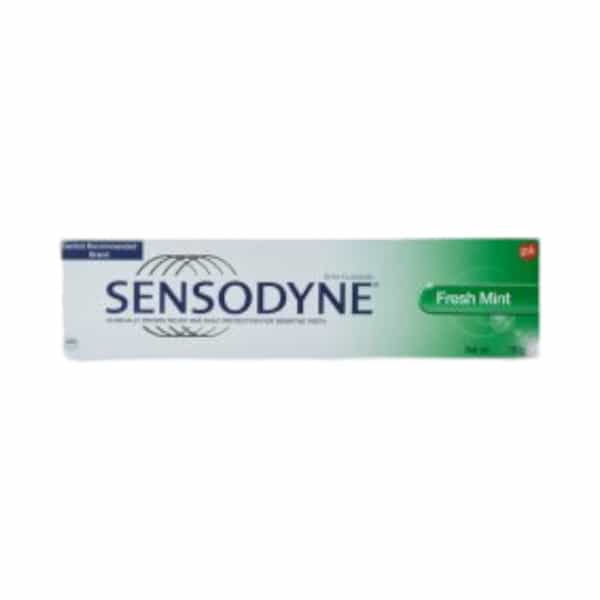 Sensodyne Sensitive Fresh Mint Toothpaste Tube Of 150G With Free Sensodyn Toothbrush Inside