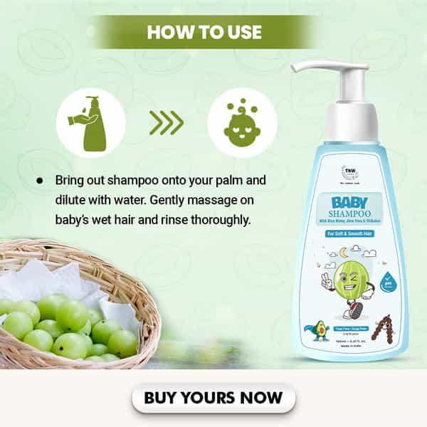 Tnw The Natural Wash Baby Shampoo | No Tear Formula With Natural Ingredients 160 Ml