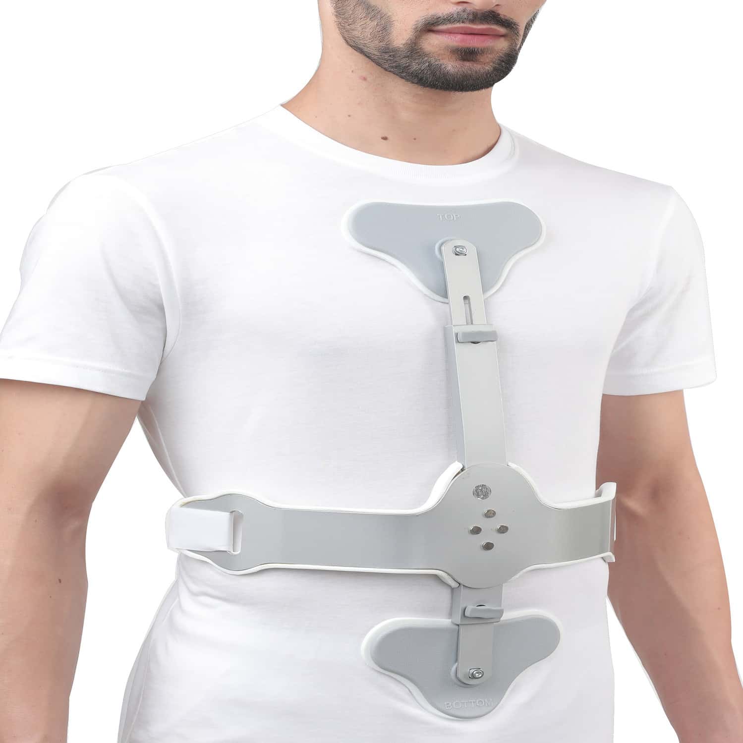 Tynor Ash Brace (Hyper Extension Brace) Silver Short 1 Set