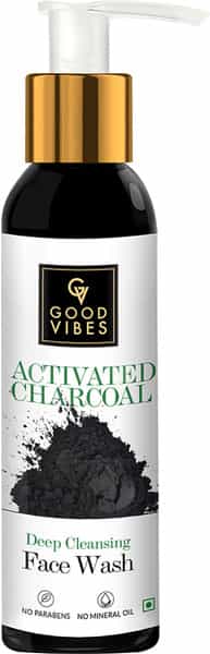 Good Vibes Deep Cleansing Face Wash - Activated Charcoal -120 Ml