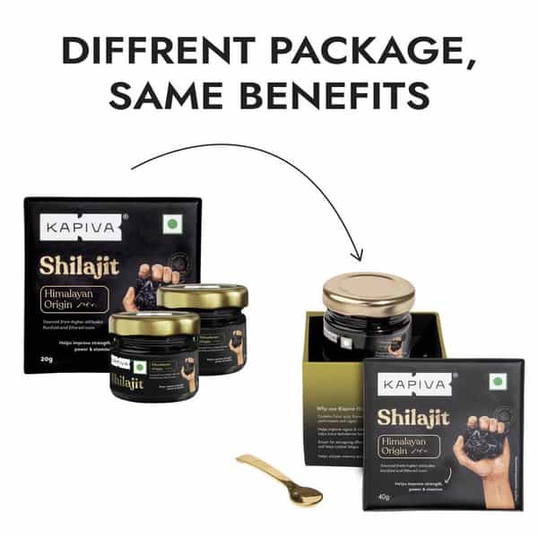 Kapiva Himalayan Shilajit/Shilajeet Resin 40G - For Endurance And Stamina