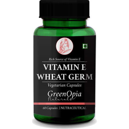 Greenopia Vitamin E Wheat Germ 60 Liquid Filled Vegetarian Capsules