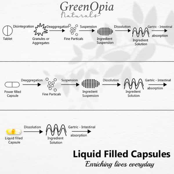 Greenopia Vitamin E Wheat Germ 60 Liquid Filled Vegetarian Capsules
