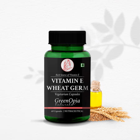 Greenopia Vitamin E Wheat Germ 60 Liquid Filled Vegetarian Capsules
