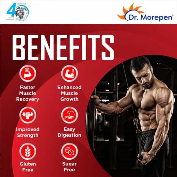 Dr. Morepen Muscle Food Turbo Whey Butter Scotch 1Kg