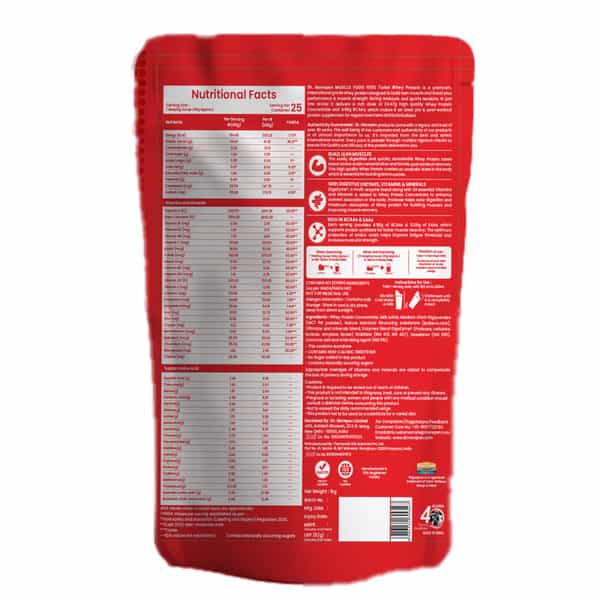 Dr. Morepen Muscle Food Turbo Whey Butter Scotch 1Kg
