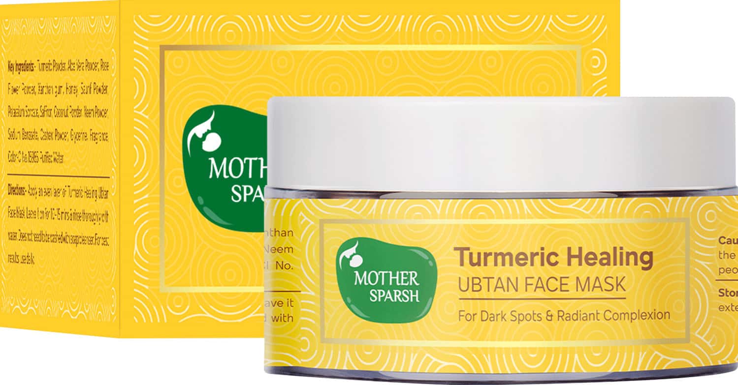 Mother Sparsh Turmeric Healing Ubtan Face Mask For Dark Spots & Radiant Complexion- 50gms