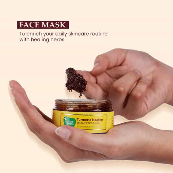 Mother Sparsh Turmeric Healing Ubtan Face Mask For Dark Spots & Radiant Complexion- 50Gms