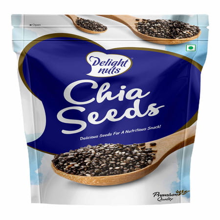Delight Nuts Chia Seeds - Delicious Nuts And Seeds For Nutritious Snack 200gm