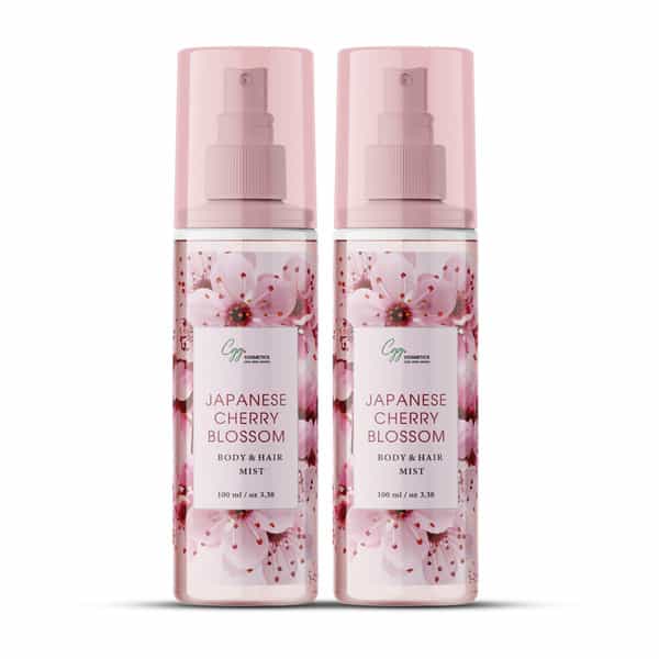 Cgg Cosmetics Japanese Cherry Blossom Body Mist Body Mist | Unisex - 100 Ml(Pack 0F 2 )