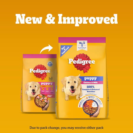 Pedigree Dog Food Puppy Chicken & Milk 10 Kg