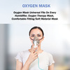 Stergeic Oxygen Face Mask Universal Fits On Every Humidifier | Oxygen Therapy Pack Of 1