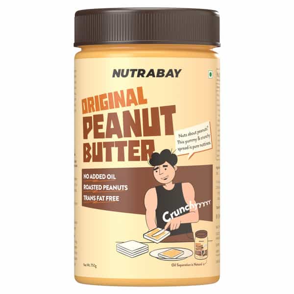Nutrabay Foods Original Peanut Butter - Crunchy | | Crunchy - 750G