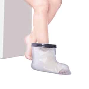 Vissco Cast Cover - Leg (upto Ankle)| Protects Water Exposure During Bath & Shower (grey)