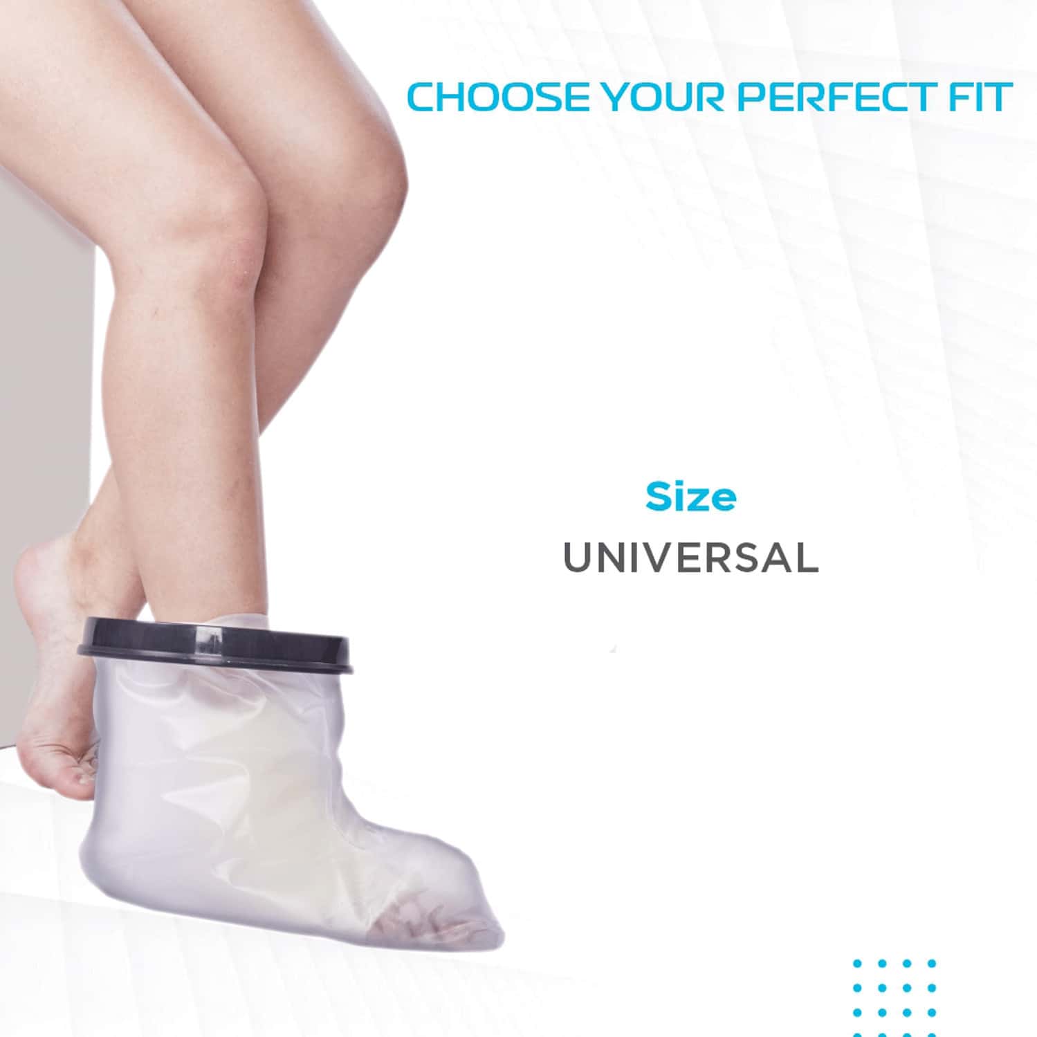 Buy VISSCO CAST COVER LEG (UPTO ANKLE) PROTECTS WATER EXPOSURE DURING BATH & SHOWER (GREY