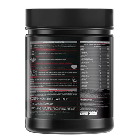Muscleblaze Super Gainer Xxl | For Muscle Mass Gain (Chocolate | 500g) With Shaker (650ml)