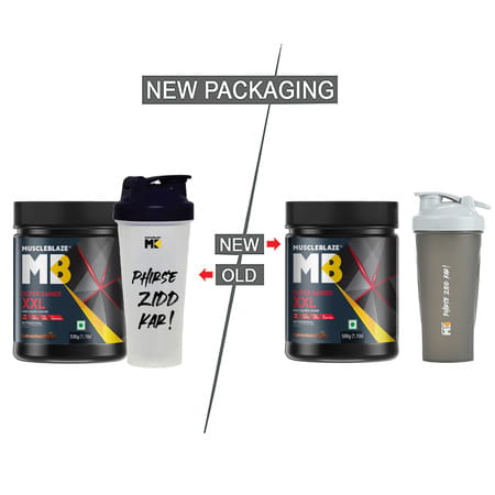 Muscleblaze Super Gainer Xxl | For Muscle Mass Gain (Chocolate | 500g) With Shaker (650ml)