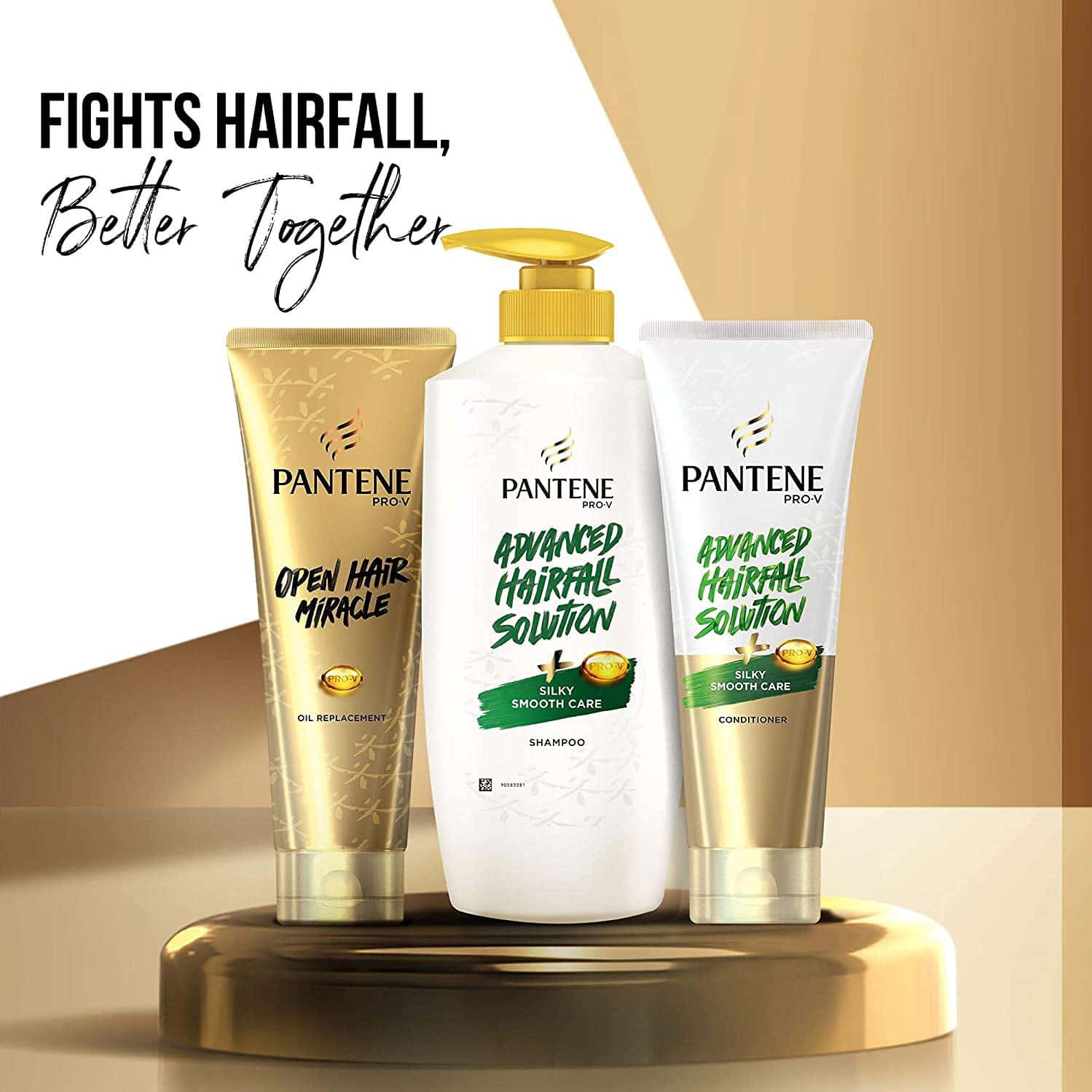 Buy PANTENE ADVANCED HAIRFALL SOLUTION, SILKY SMOOTH CARE SHAMPOO, PACK