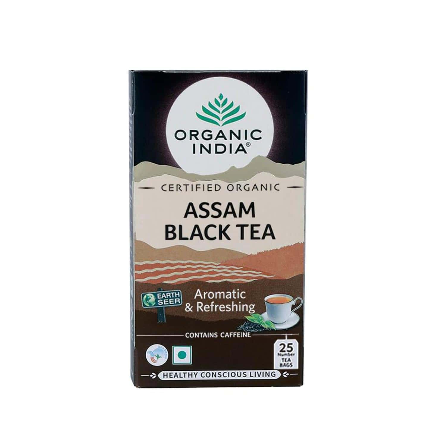 Organic India Assam Black Tea | 25 Tea Bags