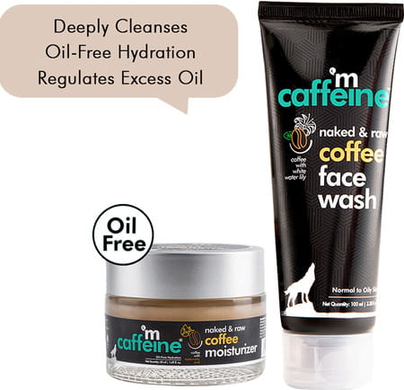 Mcaffeine Daily Coffee Face Care Duo - Coffee Face Wash & Oil-Free Moisturizer