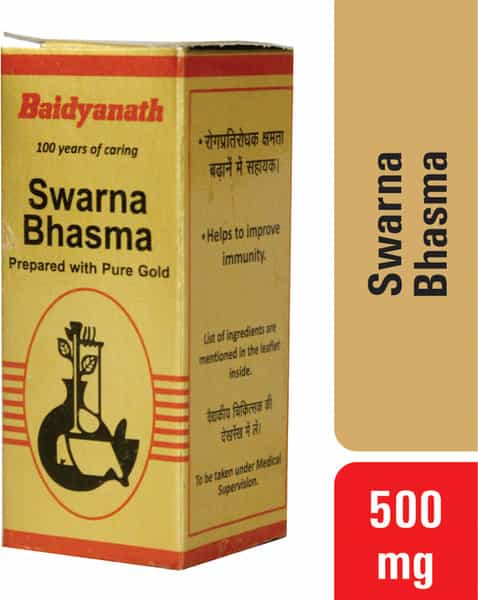 Baidyanath Asli Ayurved Swarna Bhasma 500 Mg