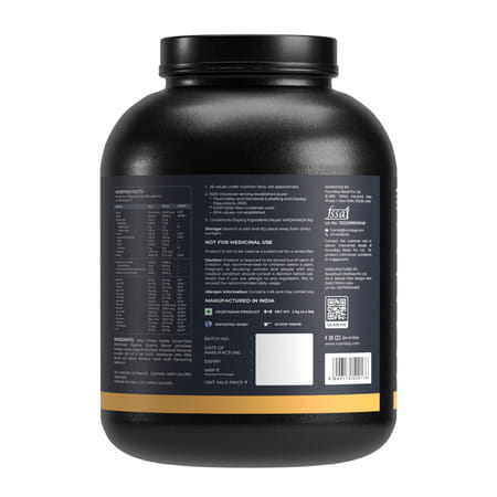 Nutrabay Gold 100% Whey Protein Isolate|26g Protein|Muscle Support & Recovery|Malai Kulfi | 2 Kg