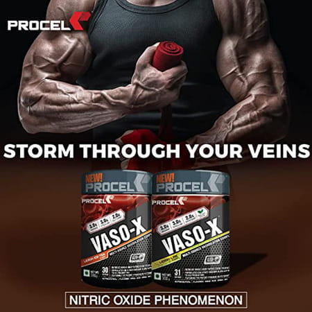 Neulife (Procel) Vaso-X Nitric Oxide Booster 300g - Lemon-Lime Flavor