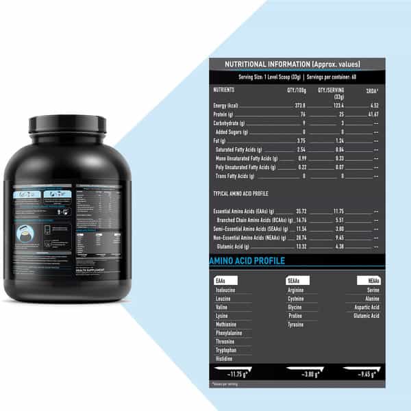 Muscleblaze 100% Whey Protein | Ultra Premium Whey Blend (Smooth Chocolate | 2 Kg / 4.4 Lb)