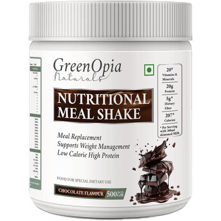 Greenopia Meal Replacement Shake Chocolate 500g