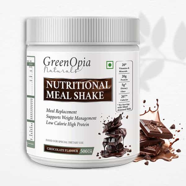 Greenopia Meal Replacement Shake Chocolate 500G