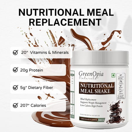 Greenopia Meal Replacement Shake Chocolate 500g