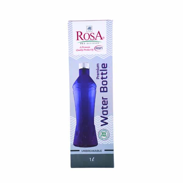 Rosa Glacier Blue Water Bottle I 100 % Food Grade Plastic I Premium Leak- Break Proof I Set 3 *1Ltr