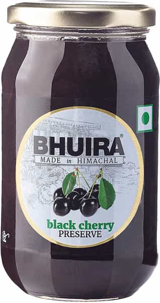 Bhuira Strawberry & Rosemary Black Cherry Bitter Orange Marmalade Apple And Cinnamon Jelly|240Gx 4