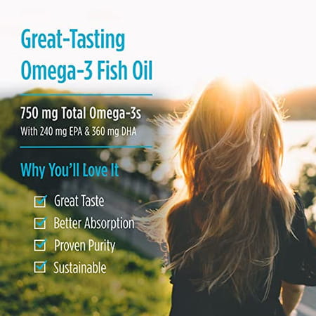 Nordic Naturals Arctic Cod Liver Oil 750 Mg Omega 3 Fish Oil Epa & Dha Supplement 180 Softgels