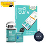 Beato Curv Smartphone Connected Glucometer | Sugar Testing Machine | Free 10 Strips & 10 Lancets