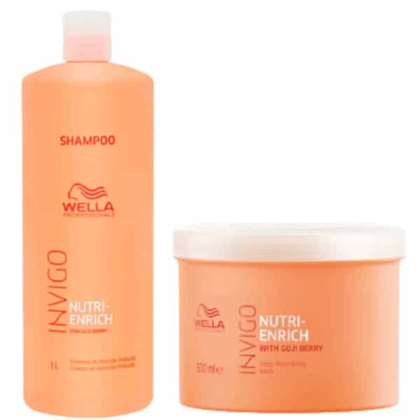 Wella Professionals Invigo Nutri Enrich Shampoo 1000Ml And Mask 500Ml